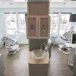 An image of the patient care area of Alexandroff Dental