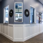 Display area for dental products at Alexandroff Dental